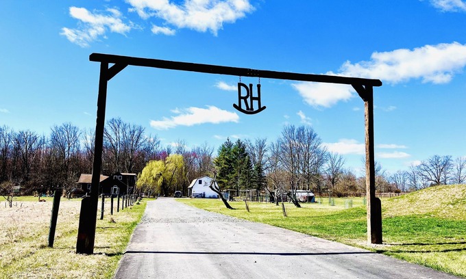 Pipersville House | Log Cabin Farm & Gathering Space on 11Preserved Acres for your Serene Getaway
