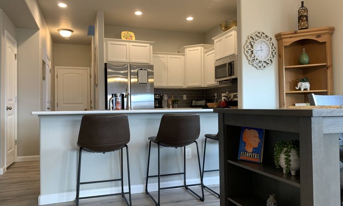 Southeast Colorado Springs House | Long term, Bright, New 2-Bdrm w/patio & Mtn views!
