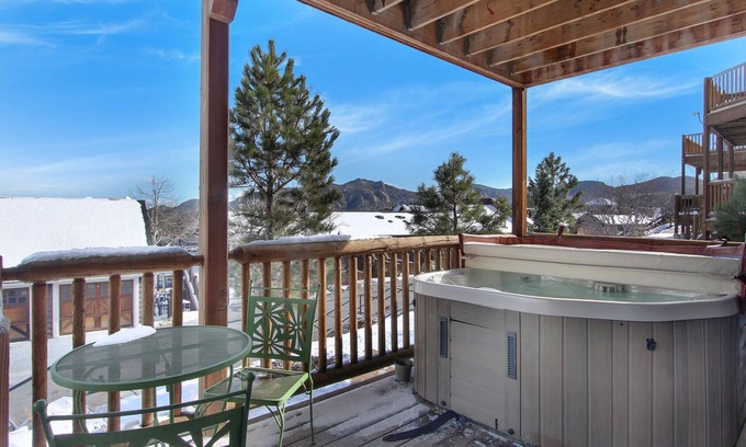 Estes Park Condo | Lookout Mountain 27B - 1 Br/2 Bath Condo with Private Hot Tub, 2 Fireplaces