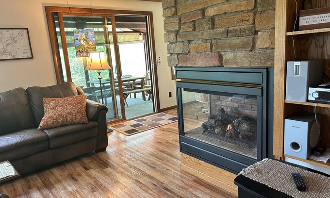 Holcombe House | Lookout Point: Lakefront home with screen room & dock on beautiful Lake Holcombe