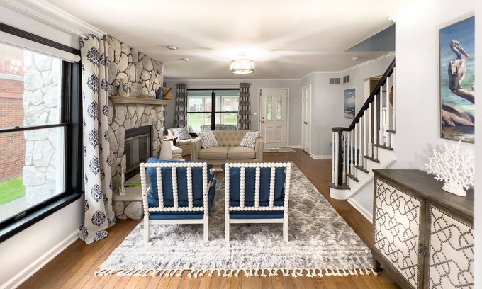 Spring Lake House | Lovely 6BR Home, 4blcks to beach w/badges/locker