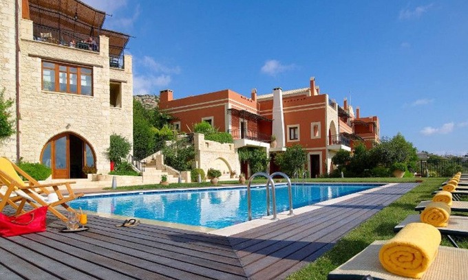 Katalagari Village Apartment | Lovely apartment for 3 guests with WIFI, A/C, pool, TV, balcony and panoramic view