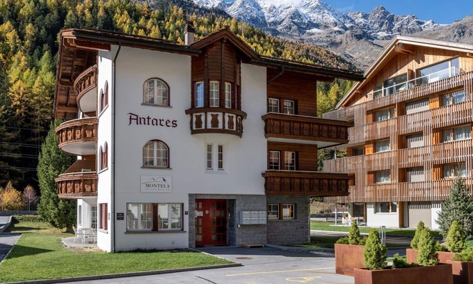 Saas-Balen Apartment | Lovely apartment for 10 people with WIFI, TV, balcony and pets allowed
