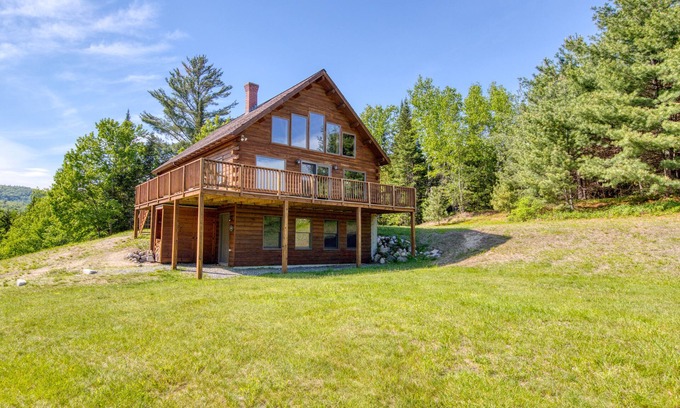 Franconia Cabin | Lovely cabin home with mountain views, direct access to ski and snowshoe trails