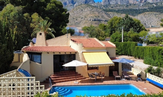 Bernia House | Lovely holiday home with a sun terrace, pool and own garden