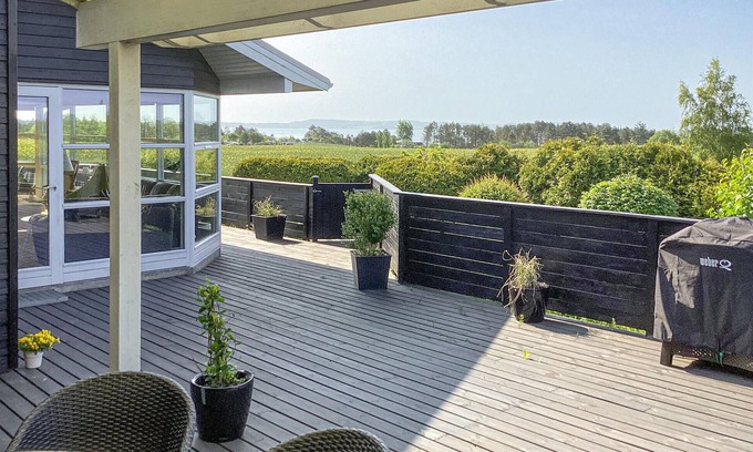 Knebel House | Lovely home in Knebel with sauna