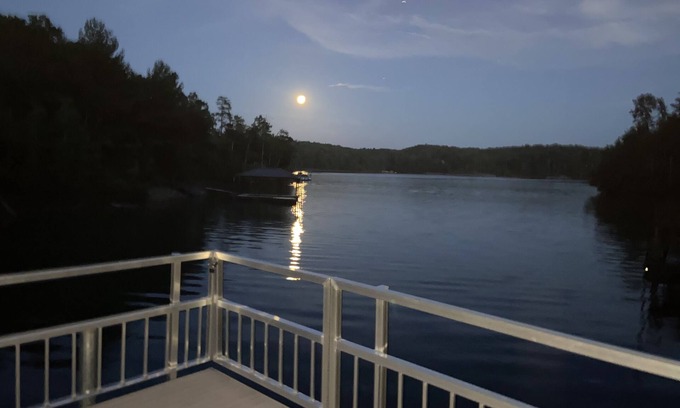 Nebo House | Lovely lakefront home with dock. Summertime stunner. Winter wonderland nearby.