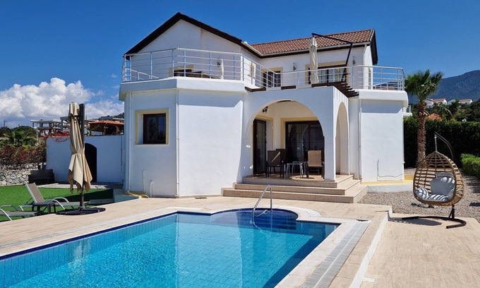 Esentepe Villa | Lovely Villa With Private Pool, Superb Sea & Mountain Views, for families/adults