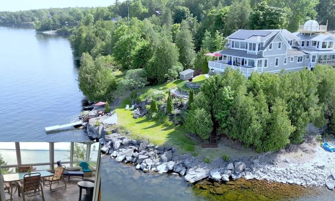 Plattsburgh Apartment | Loza house screened-in porch unit lakefront pets