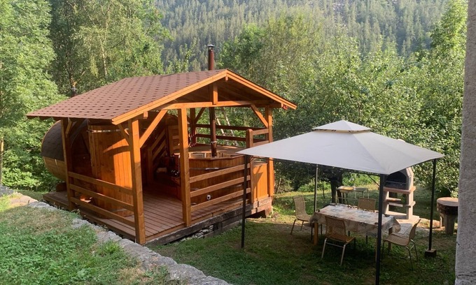 Groscavallo Cabin | Lu Biulè d'Aldo - Comfortable chalet in ancient hamlet, outdoor wellness area