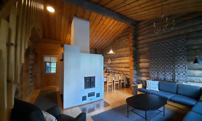 Rukatunturi Apartment | Lumi - kelohirsimökki Rukalla, log cabin at Ruka