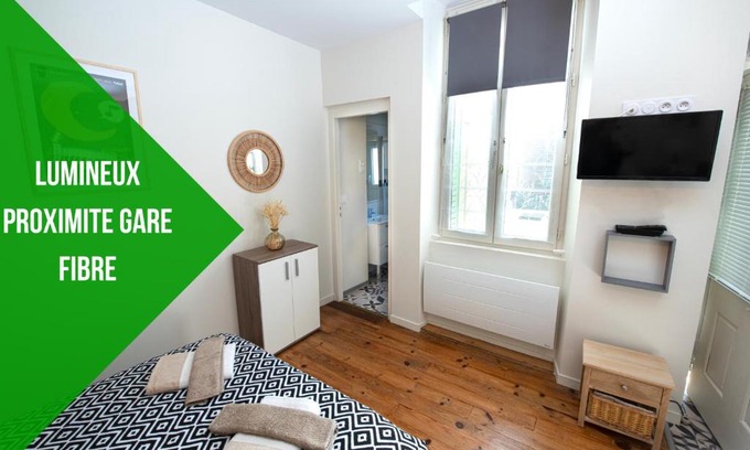 Tulle Apartment | Lumineux appartement,3' de la gare, Terrasse, équipé fibre,bonsejour19