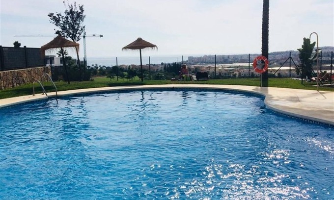 Caleta de Velez Apartment | "Lux Apartm BEAUVIVIR" with Shared Pool, Garden & Private Terrace