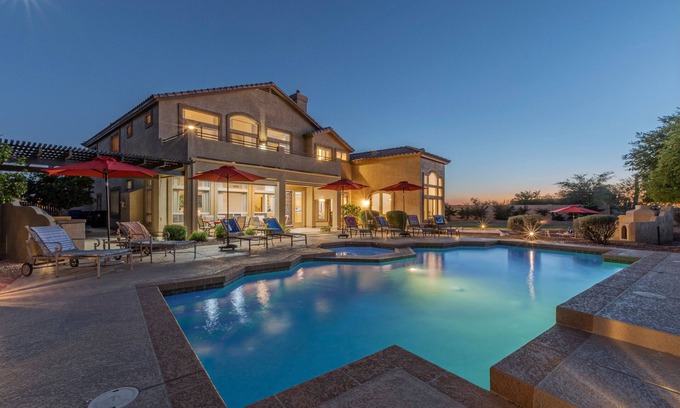 Las Sendas House | LUX Near Golf, Trails: Pvt POOL/Spa, Wood FP, Game Tbls, TVs All BRs, EV Charger
