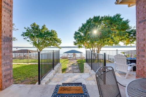 Granbury House | Luxe Lakefront Home with Hot Tub, Dock and Fire Pit