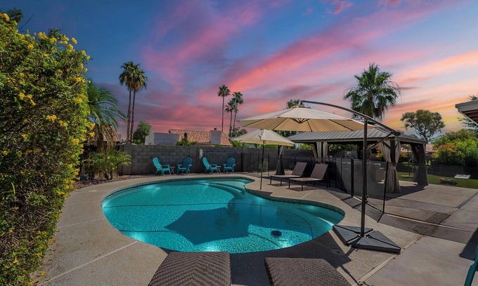 Chandler House | Luxe Poolside Escape in Chandler Minutes to Downtown Chandler