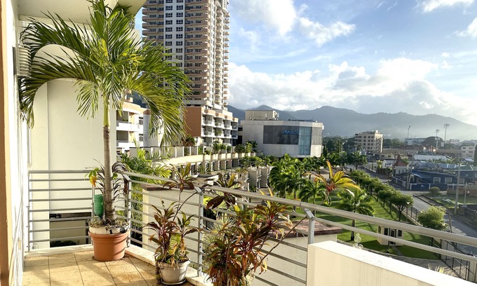 Port of Spain Condo | Luxurious 2 bedroom with breath taking city view