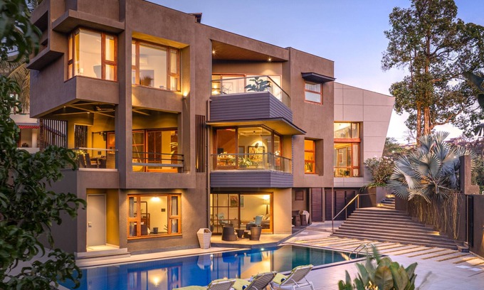 Pilerne Villa | Luxurious 4BHK Private Villa,Pool, Gym, Office, Lounge, Complimentary Breakfast