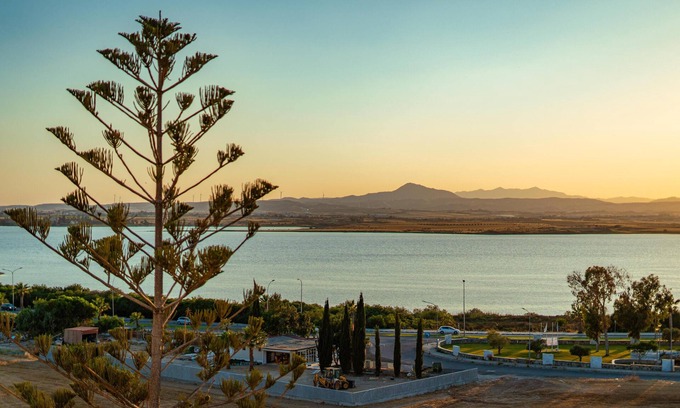 Larnaca Apartment | Luxurious brand new building with amazing salt lake views inhabited by flamingos!