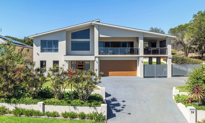 Shell Cove House | Luxurious Home with Heated Pool & Marina View