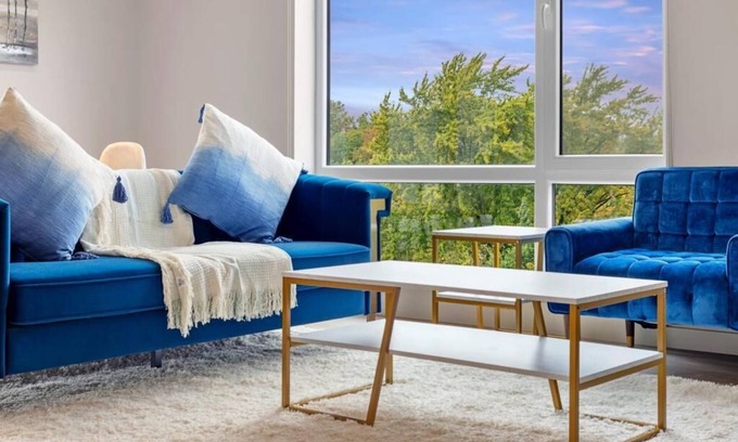 Watertown Apartment | Luxurious&modern with balcony on the charles River