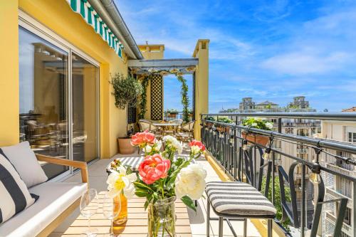 Gambetta Apartment | Luxurious penthouse, 2 bedroom suites, 3 spacious terraces, gorgeous views of mountains and sea,