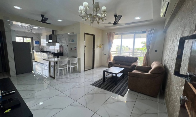Belapur Apartment | LUXURIOUS Two Bedroom Fully Furnished Apartment with Amazing Views on Hill Top.