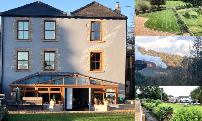 Whitecroft House | Luxurious & Unique Riverside Period - Amazing Views - Sleeps 8 - Dog Friendly