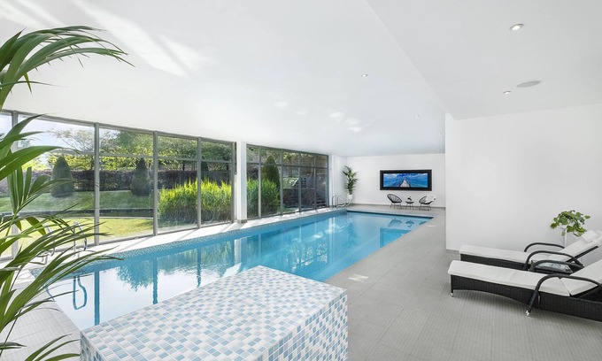 Cray Meadows Villa | Luxury 10,000 Sq Ft 7-Bed Mansion with Heated Indoor Pool, Cinema and Games Room