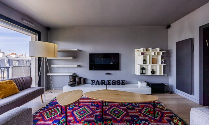 Porte-Dauphine Apartment | Luxury#amazing View: Eiffeltower&triumph Arc