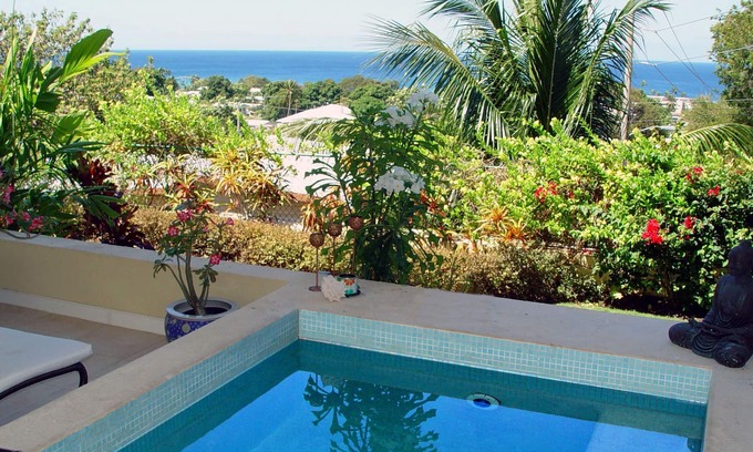 Lower Carlton Beach Apartment | luxury apartment with plunge pool, (sole use) terrace and sea views