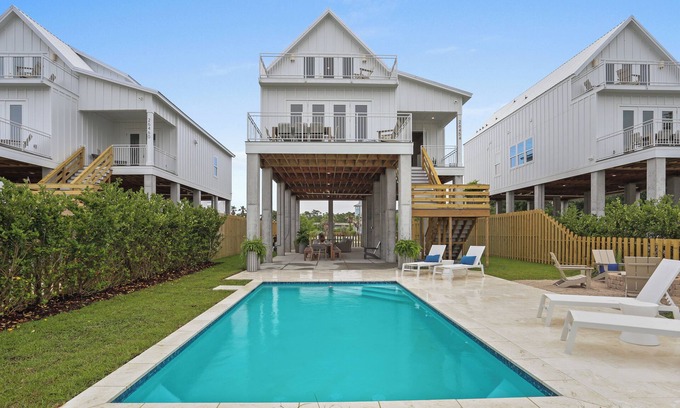 Henderson Point House | Luxury Beach House w/Pool - Huge Waterfront Views!