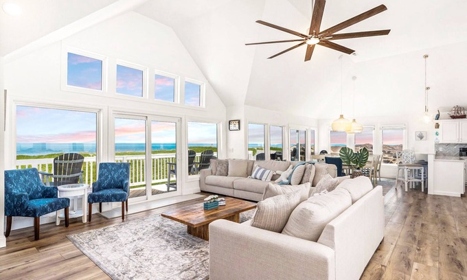 Rodanthe House | Luxury Beachfront 6BR w/Pool + Hot Tubs + Game Rm