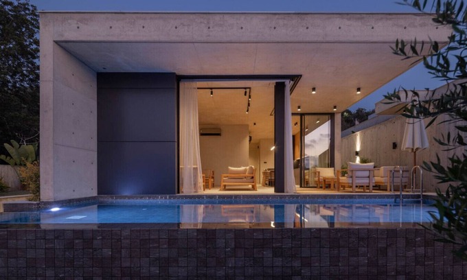 Chlorakas House | Luxury Bungalow with Infinity Pool and Scenic Views