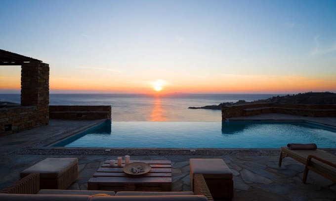 Koundouros Villa | Luxury Cycladic Villa-Enjoy Infinity Pool Sunsets