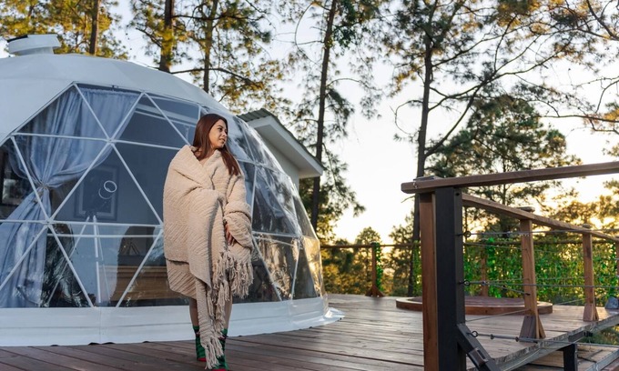 Comayagua Apartment | Luxury Geodesic Eco-Dome in Nature: Glamping in Tiny Pines - Terra Dome