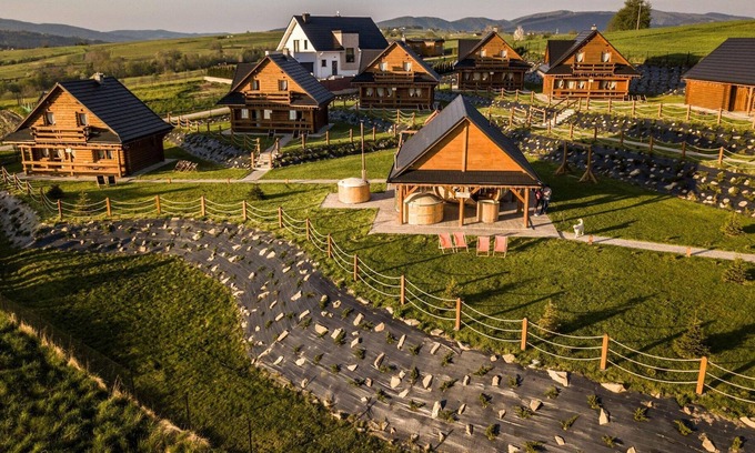 gmina Słopnice Cottage | Luxury holiday homes with swimming pool and sauna
