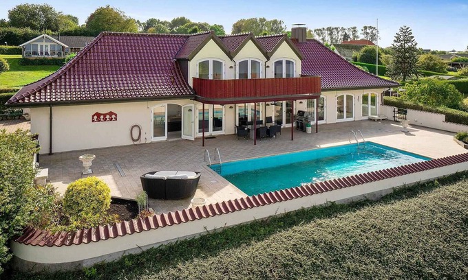 Middelfart House | Luxury home with pool and beautiful sea view