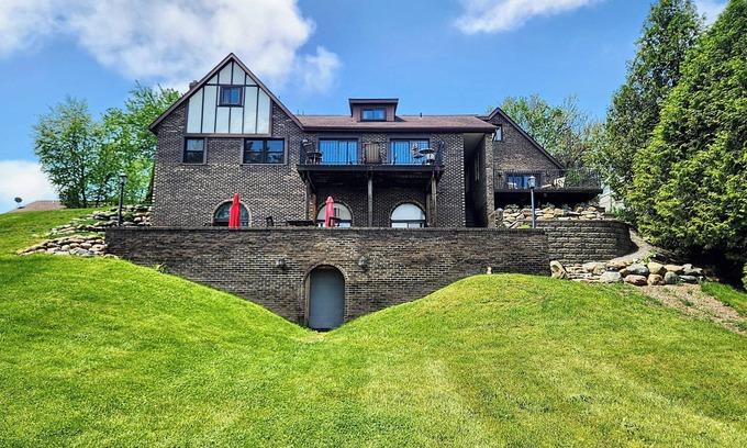 Port Sanilac House | Luxury Lake Huron Lakefront Home w/Indoor Pool, Spa & Game Room - Sleeps 20!