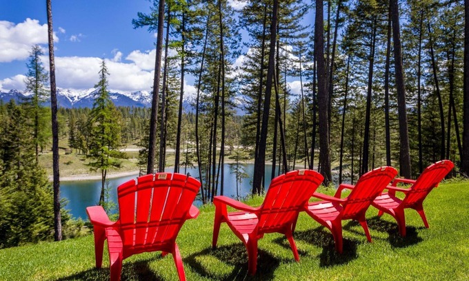 Bigfork House | Luxury Lake View House: 15 acres of trails, 3 ponds, amazing views, pool table