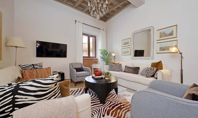 Rione VI Parione Apartment | Luxury Near Navona & Campo de’ Fiori – Stunning Views & Top Comfort!