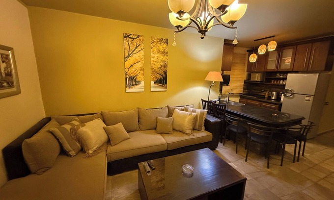 Zafarana Ski Chalet | Luxury Pool View/2BR Retreat