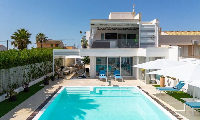 Santa Maria del Focallo Villa | Luxury Sea View Villa with Pool in Santa Maria del Focallo – Villa Barbara, Sici