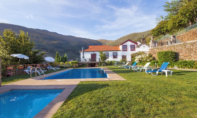 Baiao House | Luxury secluded villa, splendid views, pool, play area, games, cinema, big group