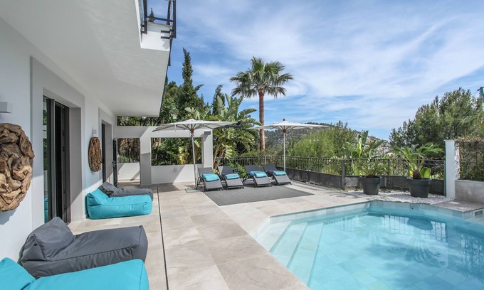 Port d'Andraitx Villa | Luxury secluded Villa, sea view, uniquely located 3 min walk to Port & harbour