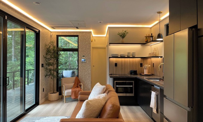 Wilkesboro House | Luxury Shipping Container Home- River Access- Modern Comfort in Nature