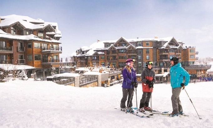 Peak 8 Condo | Luxury Ski-in/Ski-out Condo on Base of Peak 8 + Kitchen, Fireplace, Pool