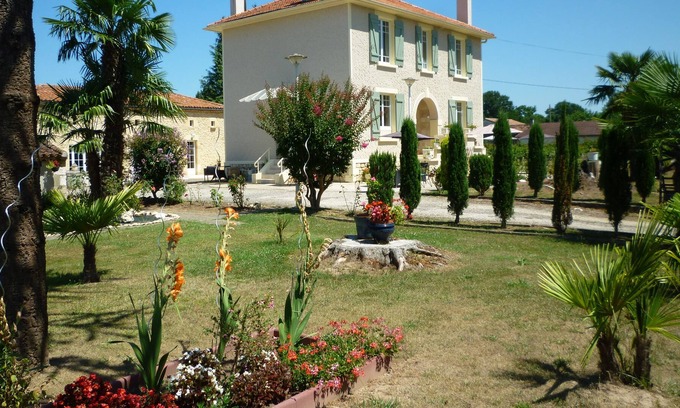 Saint-Vite Cottage | Luxury Stone Cottage & Large Heated Saltwater Swimming Pool in beautiful area
