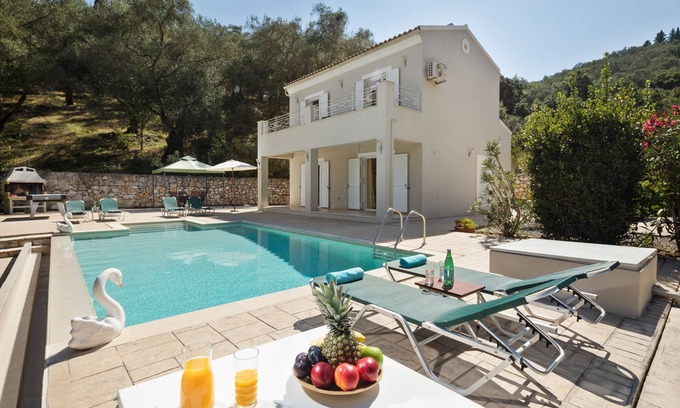 Agios Stefanos Villa | Luxury villa, heated pool, secluded in Saint Stefanos Sinies