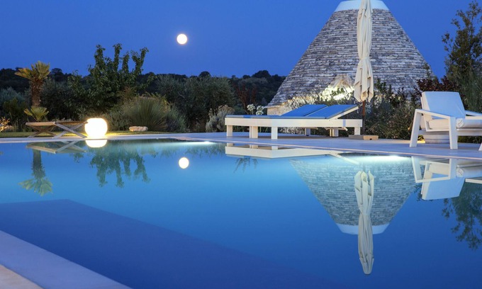Ostuni Villa | Luxury villa 400 m2 Apulia pool & trulli (Ostuni) 16 pers. 8 bedrooms & 8 bathrooms